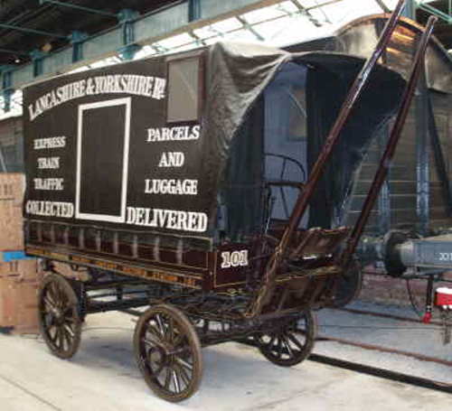 Lancashire & Yorkshire Railway  101 Covered parcel van built 1910