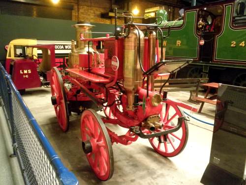 North Eastern Railway  Steam fire engine built 1880